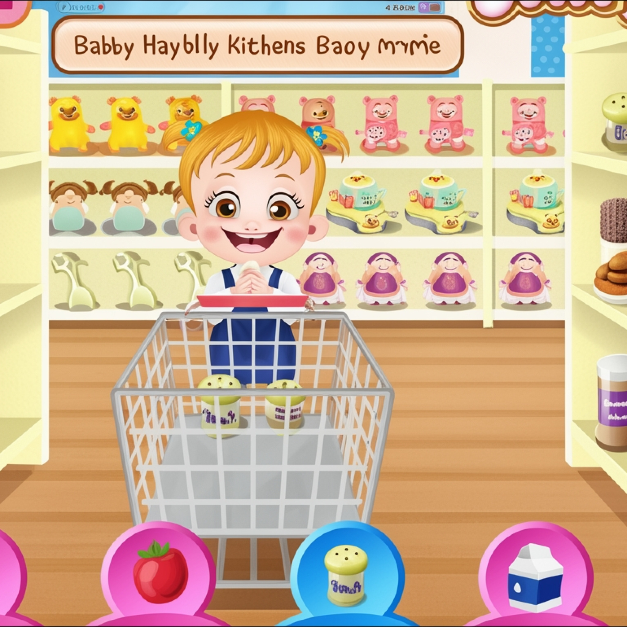 Baby Hazel Kitchen Time